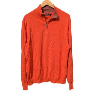 Capospalla Preppy arancione Nautica pull over shacket autunno caldo pesca golf XL - Foto 1 di 5