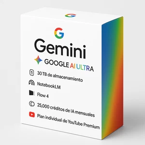 Google AI Ultra | Acceso Completo + Gemini Pro + 30 TB Drive | Garantizado - Imagen 1 de 1