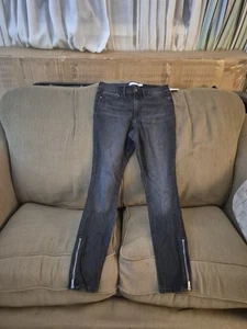 Pantalones de mezclilla Athleta Sculptek con cremallera ultra ajustados tiro alto para mujer talla 6 nuevos con etiquetas - Imagen 1 de 9