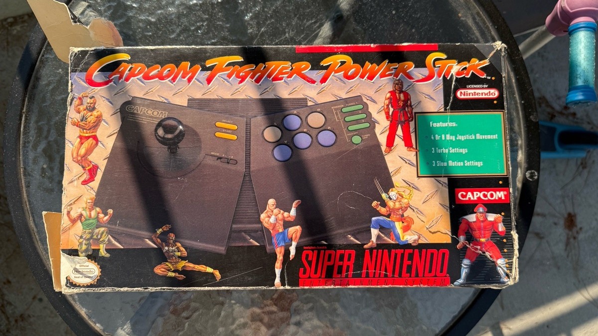 Capcom Power Stick CPS-A10CA Fighter for Nintendo Super SNES | eBay