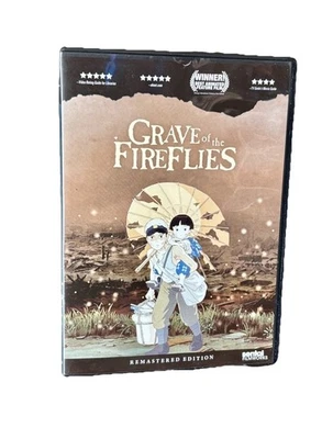 Grave of the Fireflies DVD Remastered Edition Anime War Drama by Isao Takahata - Image 1 of 4