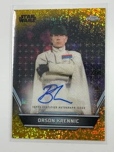 Topps Star Wars 2024 Hyperspace 25/50 Auto Ben Mendelsohn Orson Krennic #A-BM - Bild 1 von 3