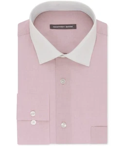 Geoffrey Beene Wrinkle Free Dress Shirt Pink 17.5" Neck 32"-33" Sleeve - Picture 1 of 1