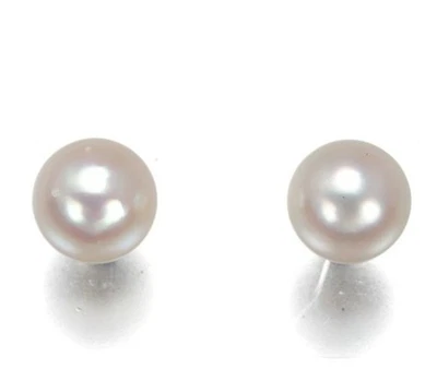 Aretes de perlas Mikimoto de oro amarillo de 18 quilates con perlas individuales de 5,2 mm 1,3 g Foto 1 de 4