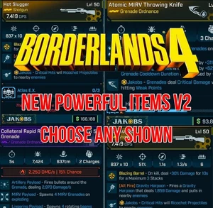 Borderlands 4 Max Level 50 Modded Guns Items +Gear V2 You Choose XBOX X/S PS5 PC - Picture 1 of 11