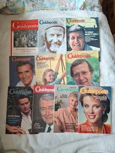 (10) Guideposts 1952-1990 Hope Heyerdahl Monty Hall Melissa Sue Anderson Stewart - Picture 1 of 11