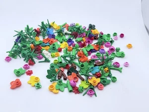 LEGO® 200 Pflanzenkleinteile | Blüten, Blätter, Stängel | Bunte Mischung ET049 - Picture 1 of 8