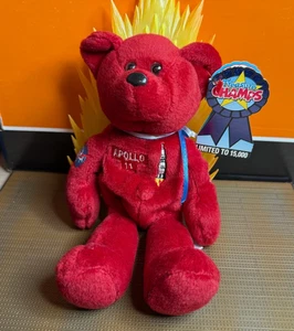 NASA Apollo 11 30th Anniversary Bean Bag Teddy Bear Liftoff Treasure Champs - Picture 1 of 5