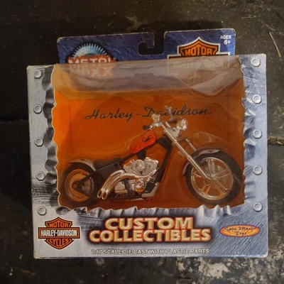 Metal Maxx Harley-Davidson Dyna Wide Glide Coleccionables Personalizados Die-Cast Foto 1 de 4