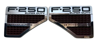 Оригинальные значки с эмблемой крыла 2008 2009 2010 Ford Super Duty V8 Powerstroke F-250 - Изображение 1 из 4