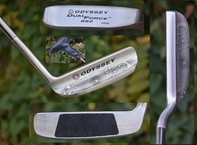 CUSTOM Odyssey Dual Force 882 Putter / Napa 8802 RH Engraved Night Sky Bedtime - Image 1 of 4