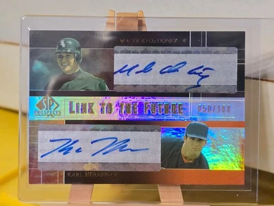 SP Prospects Link to the Future 2004 doble automático #OH Magglio Ordóñez #'d 050/100 Foto 1 de 2