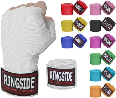Ringside Mexican Style Boxing Hand Wraps (Pair) 1 Pair, White  - Image 1 of 4