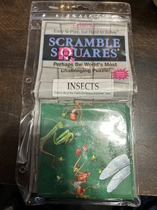SCRAMBLE SQUARES   INSECTS Puzzle New Free Shipping - Picture 1 of 2