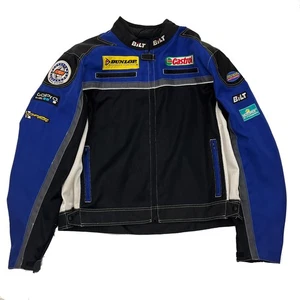 Bilt Dunlop Castrol GoPro Motorcycle Armor Racing Jacket Mens 4X 4XL - Picture 1 of 6
