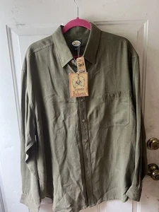 Tommy Bahama Shirt Mens Large Longsleeve Button Up Green Fence l - Picture 1 of 3