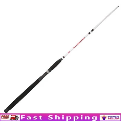 Big Game Casting Rod 66in Durable Fiberglass Medium Heavy Freshwater Saltwater - Image 1 of 4