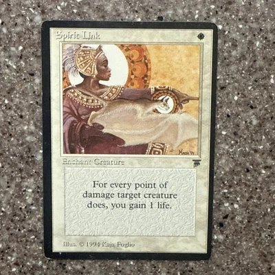 Magic the Gathering MTG SPIRIT LINK Legends Edition LP - Image 1 of 4