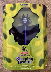 Muñeca Maléfica Mattel Bella Durmiente Walt Disney 40 Aniversario 1998 MUB - Imagen 1 de 7