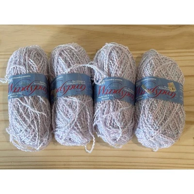 Lote de 4 hilos hilados por viento Columbia Minerva en acrílico voluminoso Dawn Foto 1 de 4