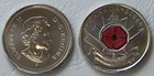Kanada / Canada 25 Cents Gedenkmünze 2004 Remembrance Day in Farbe KM# 510 unz.