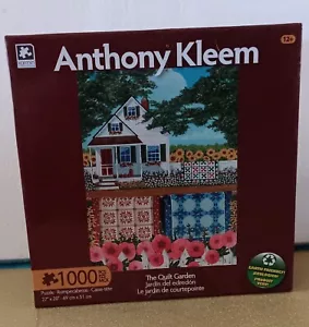 The Quilt Garden 1000 Piece 20 x 27 Puzzle - Anthony Kleem 2015 Sealed Box - Picture 1 of 3