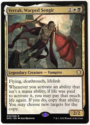 MTG Verrak, Warped Sengir Dominaria United Commander 16 NM - Image 1 of 2