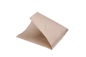 Snacktaschen Snackbeutel Hamburgertaschen Dönertüten braun 16x17cm - FSC - Bild 1 von 3