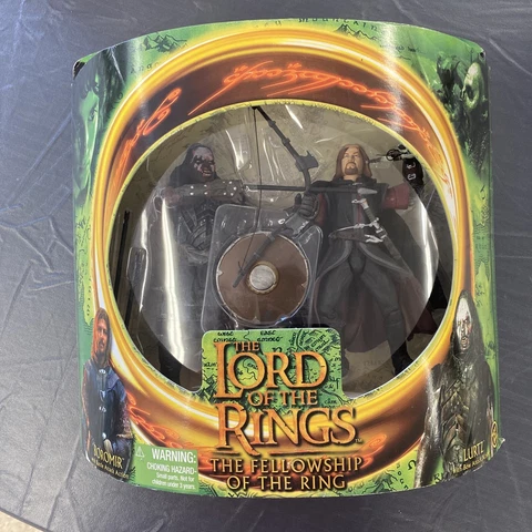 Lord of the Rings Fellowship of the Rings Boromir and Lurtz Set LOTR Sealed Cover
