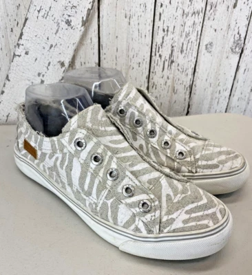 BLOWFISH MALIBU Lona Plano Barco Patín Talla 8 Envejecido Zapatos de Moda Foto 1 de 4