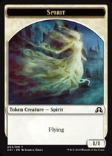 4x Spirit Token ~ Lightly Played Shadows over Innistrad MTG Magic x4 4 UltimateM