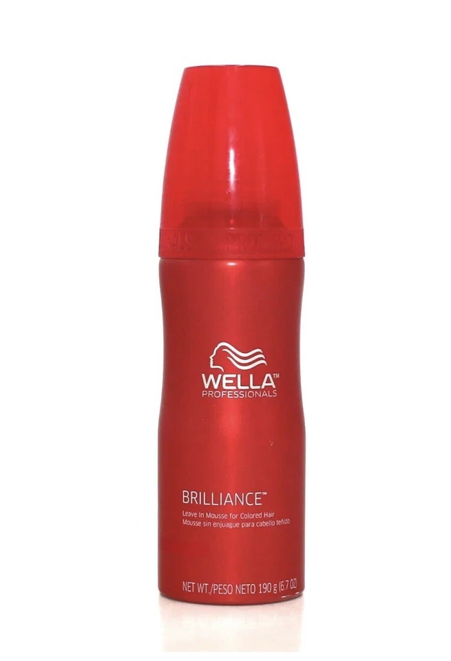 Mousse WELLA Brilliance Leave in para cabello teñido 6,7 oz DIFÍCIL DE ENCONTRAR nueva Foto 1 de 1