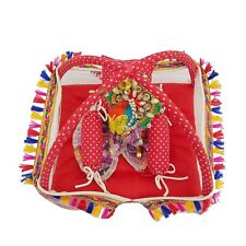 Laddu Gopal Kanah ji Comfortable Bed/Bister/Singhasan+Mosquito Net & 3 Pillows