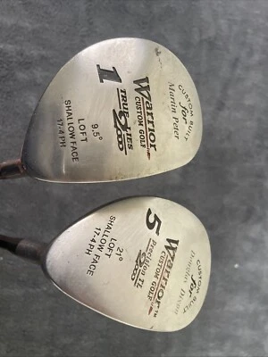 Juego de maderas Warrior True Lies 2000 driver y 5 ejes de madera grafito diestro Foto 1 de 4