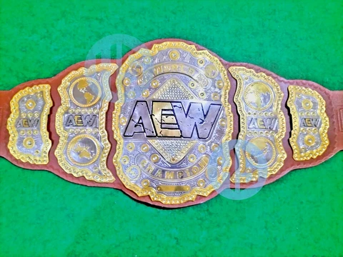 AEW Championship Belt AEW World Wrestling Championship Belt Adult Size Title NEW Cover