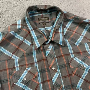 Plainsman Casual Western Pearl Snap Longsleeve Shirt 2 Pocket 2XL Big - Bild 1 von 9