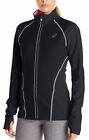 Asics LITE-SHOW 5K Womens Zipper Front UV Protection Jacket Size XS Black NEW