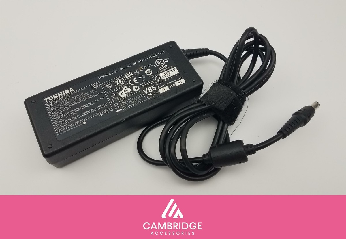 Power4Laptops Netzteil Kompatibel Mit Toshiba Satellite C650-15U – 19V 3.42A Ladegerät, Stecker 5.5x2.5mm