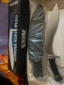 Cold Steel 35GKP CPM 3V Gurkha Kukri Plus w/ Sheath - Picture 1 of 2