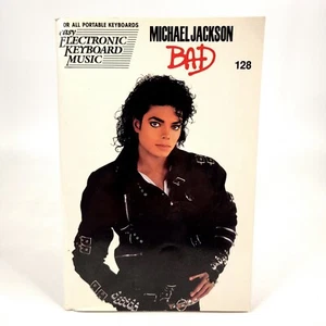 Michael Jackson Bad  Easy Electronic Keyboard Music  128 No damage or marking - Picture 1 of 5