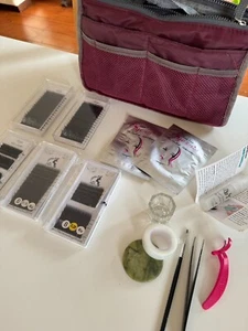Lashes kit Professional individual lashes Kit and bag, 5 pks of lashes and tool - Picture 1 of 20