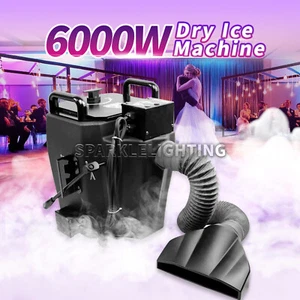 High Output Dry Ice Fog Machine 6000W Low Lying Smoke Fogger Stage Event Effect - Picture 1 of 14