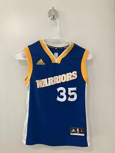 - Golden State Warriors Adidas Blau Kevin Durant Trikot Jugend Small - Bild 1 von 2