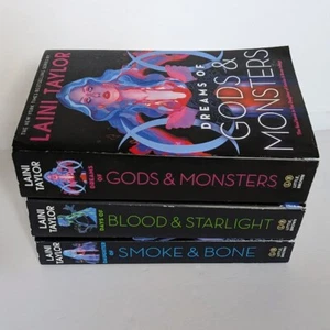 Full Trilogy Daughter of Smoke & Bone Laini Taylor Soft Jelena Kevic Djurdjevic - Picture 1 of 12