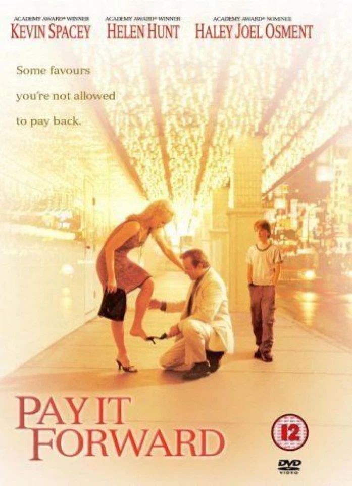 Pay It Forward (Helen Hunt Kevin Spacy) Region 4+2 DVD New - image 1 of 1