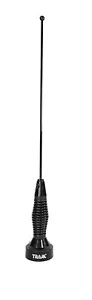 Antenna nera VHF 132-174 MHz molla sintonizzabile NMO per radio mobile TRAM 1115BS - Foto 1 di 1