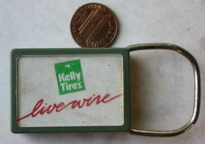 Llavero de diseño de teléfono con botón antiguo de la era Kelly Tires de la década de 1970 genial -- - Imagen 1 de 1
