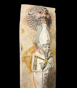 Dios egipcio grande Osiris con dios egipcio Bes - Imagen 1 de 7