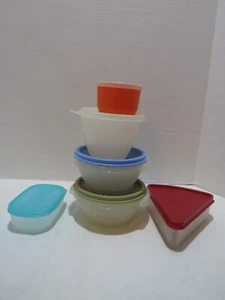 VINTAGE TUPPERWARE KONVOLUT - SCHÜSSELN, TORTENKEIL, SM GEFRIERBEHÄLTER - 6 TEILE - Bild 1 von 9