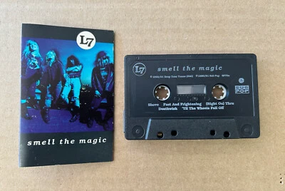 L7: Smell the Magic cassette tape Sub Pop - Image 1 of 2